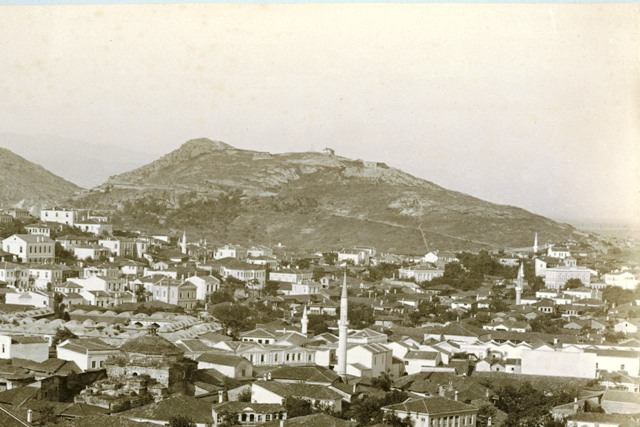 Хълмът на освободителите (Бунарджика) през 1904 г. Фотограф: Иван Карастоянов