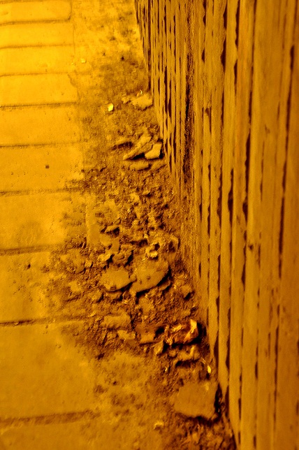 изронена стена