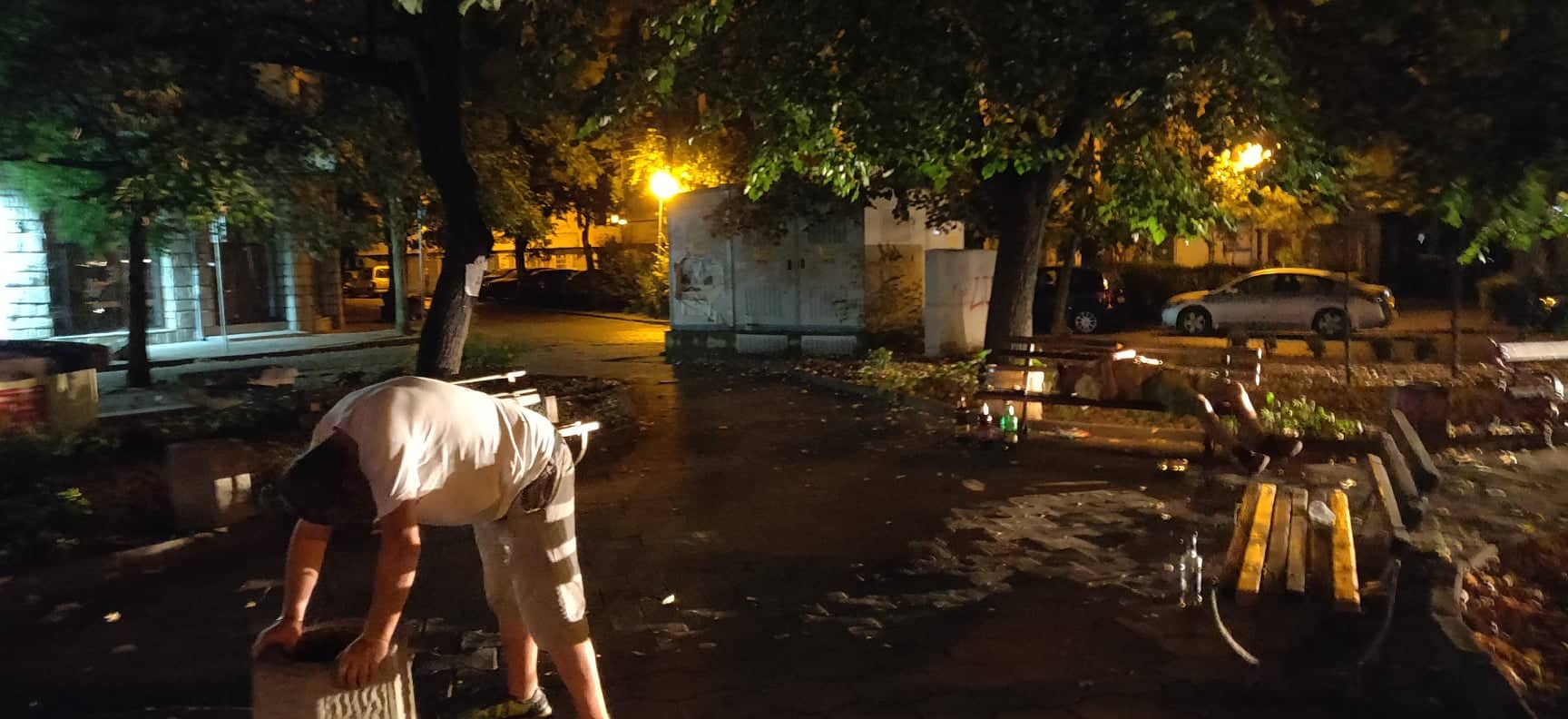 Пияници завзеха парк в центъра на Пловдив