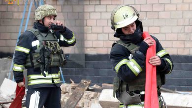пожарникари в Украйна