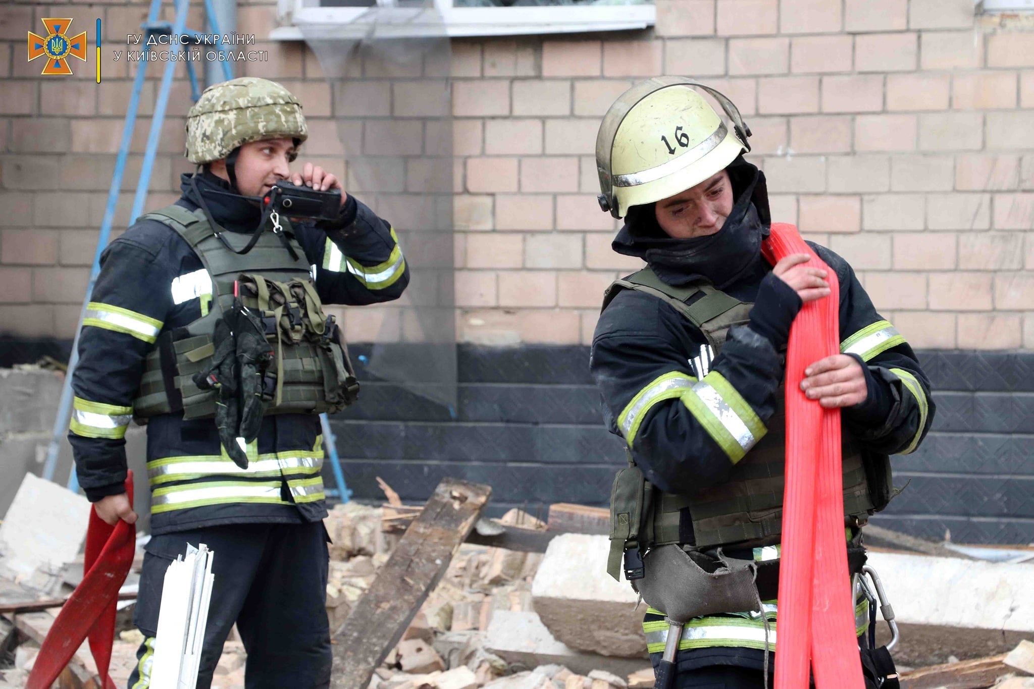 пожарникари в Украйна