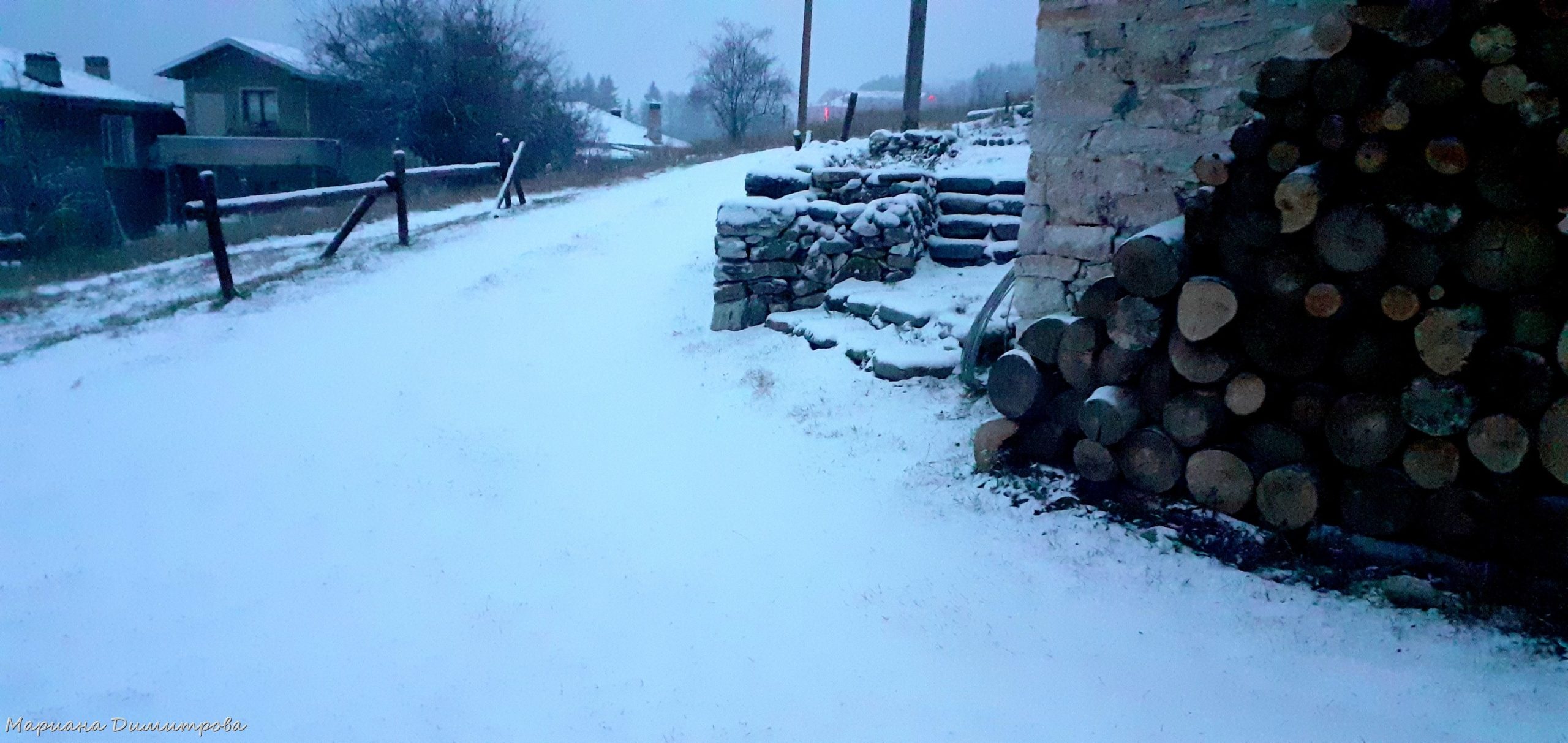 сняг Община Родопи