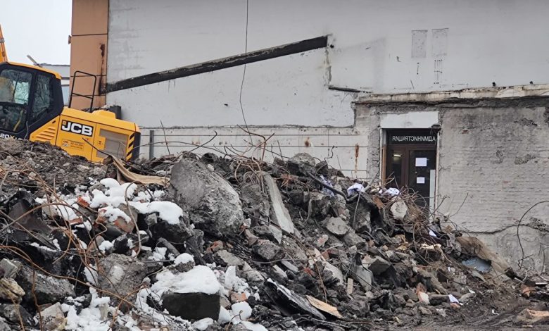 събаряне на автогараа север