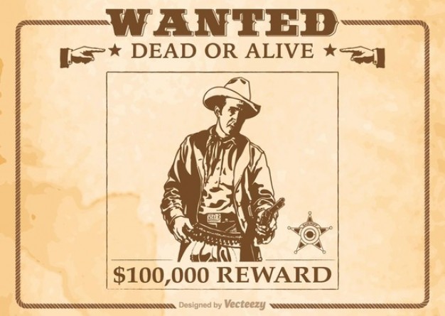 Сделать картинку wanted